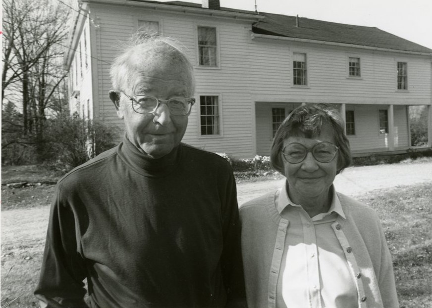 Jean Fawcett Hazzard with her husband, George W. Hazzard, ca. 1980s